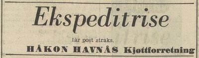 Haakon Havnaas Kjøttforretning