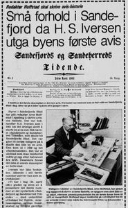 Sandefjords og Sandeherreds Tidende - del 1