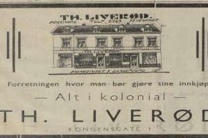 Th. Liverød, kolonial