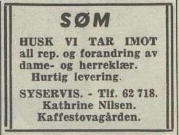 Kathrine Nilsen - syservis