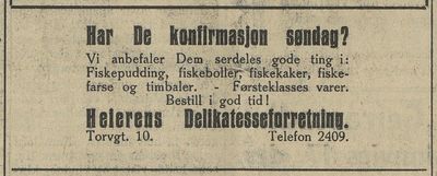 Heierens Delikatesseforretning - salg av fisk og kjøttmat