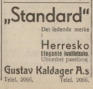 Gustav Kaldager - klær og skotøy