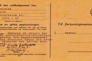Søknad til Forsyningsnemda om sykkelgummi
