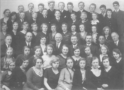 Sandar Fortsettelsesskole 1932/33