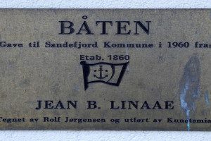 Sandefjord Havn - gave i anledning 100-års jubileet i 1960