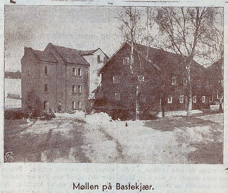 Gokstadveien 16/18 - Sandar Kommunale Mølle / Anlegget på Bastekjær