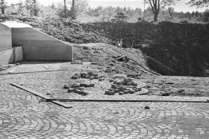 Svømmestadion med basseng og stupetårn