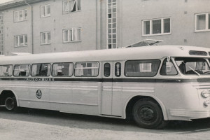 Ny buss i 1950
