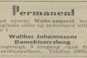Frisør Walter Johannessen