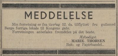 Marie Thorsen Bokhandel