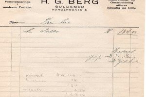 Gullsmed H. G. Berg