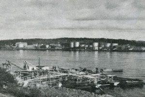Før Thorøya ble landfast