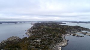 Dronebilder av Folehavna