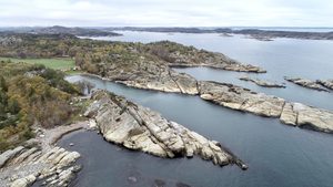 Dronebilder av Folehavna