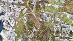 Dronebilder av Folehavna
