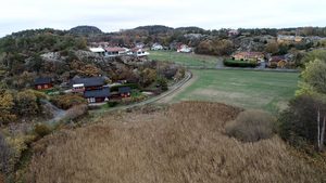 Dronebilder av Folehavna