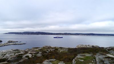 Dronebilder av Folehavna