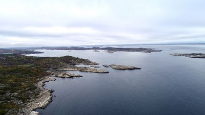Dronebilder av Folehavna
