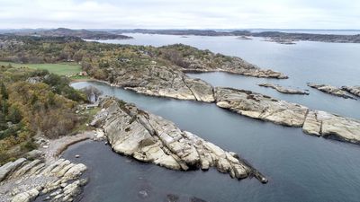 Dronebilder av Folehavna