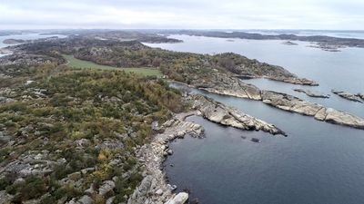 Dronebilder av Folehavna