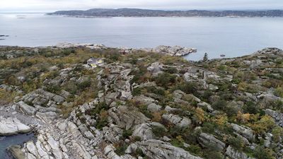 Dronebilder av Folehavna