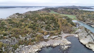 Dronebilder av Folehavna