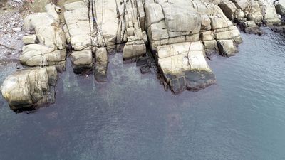 Dronebilder av Folehavna