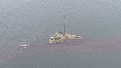 Dronebilder av Folehavna