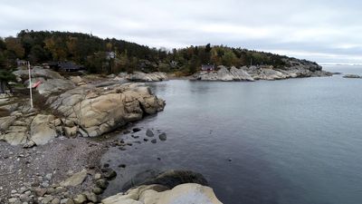 Dronebilder av Folehavna