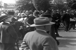 Innvielse av Sandefjord Kirkes klokkespill 1931