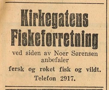 Kirkegatens Fiskeforretning
