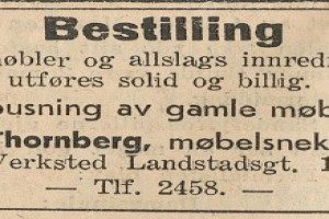 A. Thorberg møbelsnekker