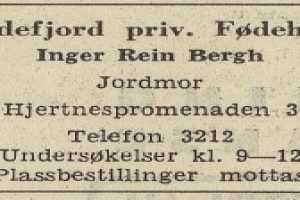 Annonse - 1954