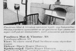 Paulines Mat & Vinstue AS