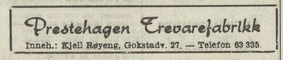 Prestehagen Trevarefabrikk