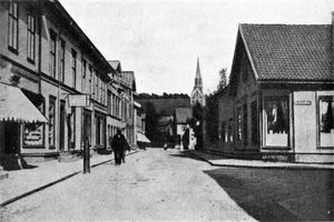 Langgaden østover 1895