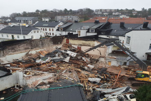 Riving av Chr. Hvidts Plass 3