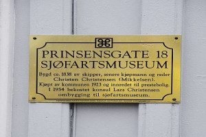 Prinsens gate 16 - Sjøfartsmuseum fra 1957