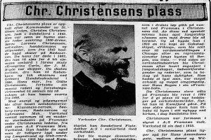 Kommandør av St. Olavs orden - Christen Christensen