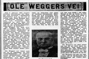 Ole Weggers vei