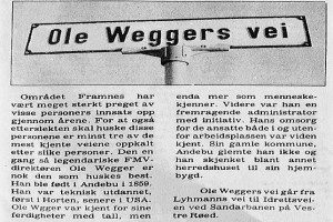 Ole Weggers vei