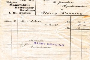 Harry Rønning Manufaktur & Damekonfeksjon