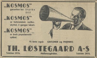 Th. Løstegaard A/S - sykkelforretning