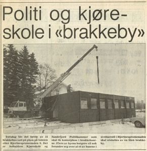 Midlertidig politi og kjøreskole / Hjertnespromenaden 9