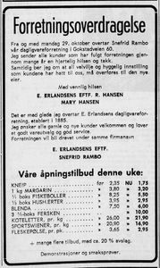 E. Erlandsen Eftf.