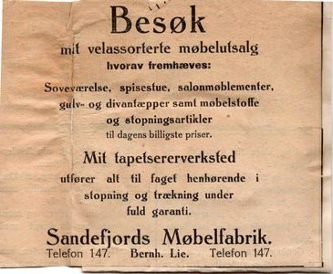 Sandefjords Møbelfabrik