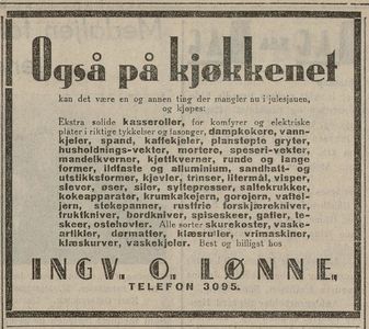 Ingv. O. Lønne