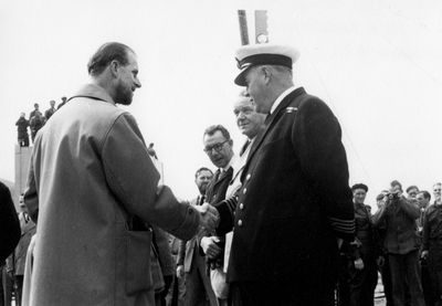 Kongelig besøk fra Storbritania 1957