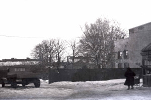 Forlengelse av Jernbanealleen fra Rådhusgata til Torget i 1933
