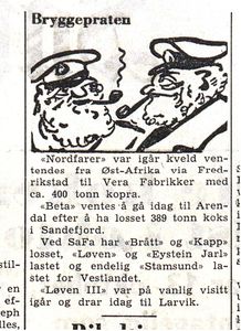 Bryggepraten 28.8.1956